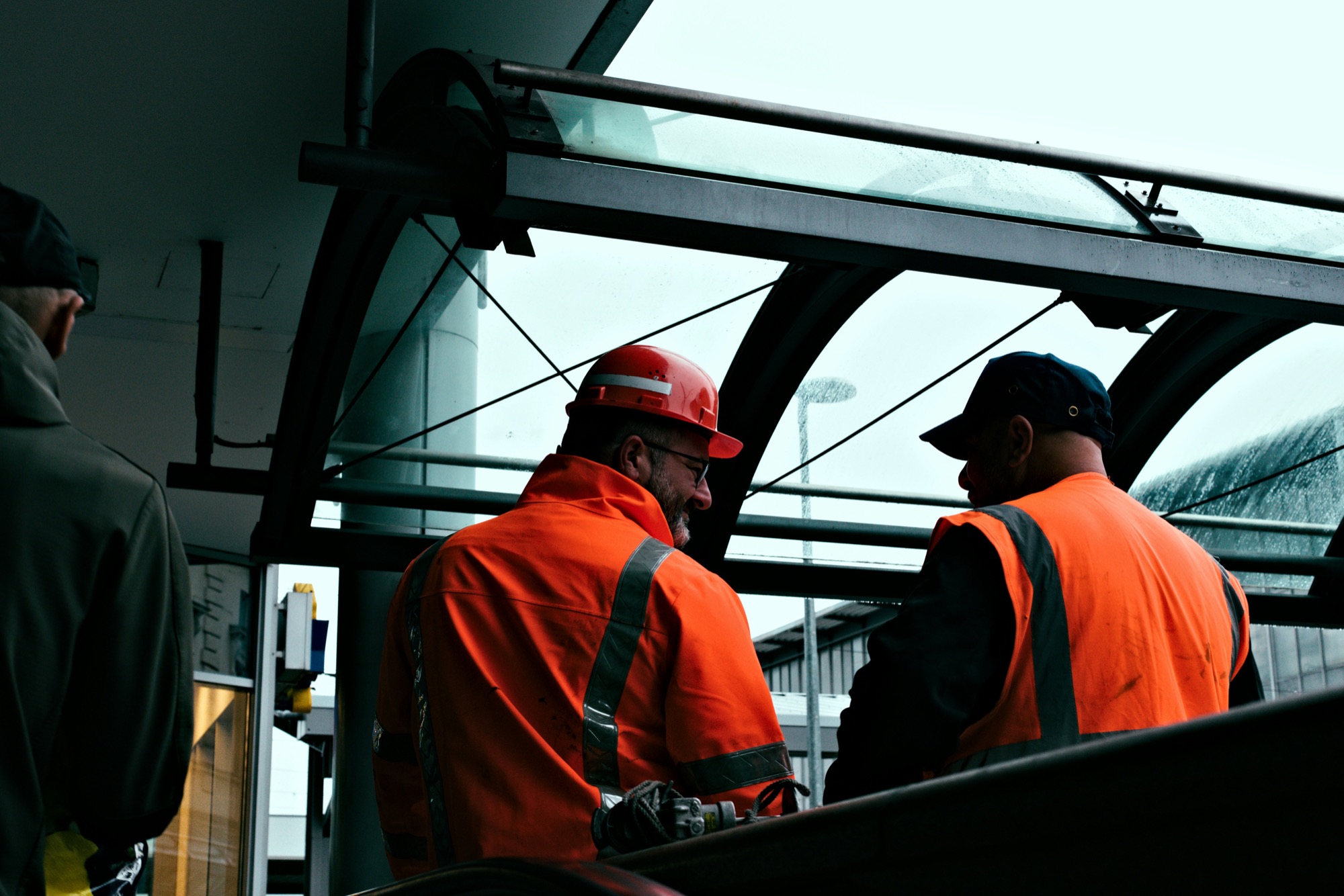 Two ASI technicians on a plant site