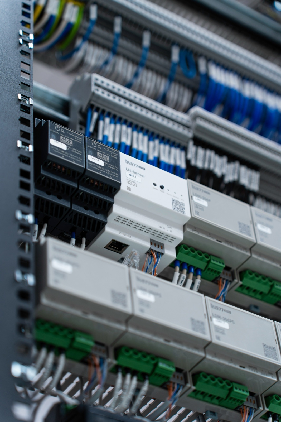 Control panel wiring